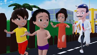 Pagal Bittu Sittu  Bittu or Remote wala Dinosaur  Bittu Sittu Toons  Pagal Beta  Cartoon Comedy [upl. by Simeon]