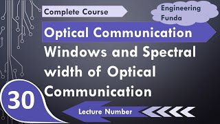 Windows amp Spectral bands of optical communication Basics Attenuation Absorption amp Optical source [upl. by Anesusa909]