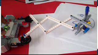 How to make a drawbot using Lego Mindstorms EV3 kit stepbystep basic legomindstormsev3 [upl. by Yenattirb545]