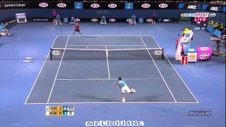 Australian Open 2010 4e Ronde  Roger Federer vs Lleyton Hewitt [upl. by Artenahs]