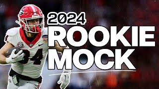 2024 Dynasty Football Rookie Draft [upl. by Nims927]