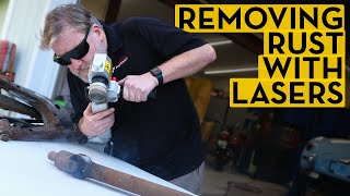 How to Remove Rust With Lasers From Laser Photonics [upl. by Ahtela]