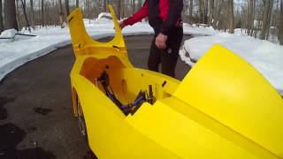 First Ride Spearhead Coroplast Velomobile [upl. by Attikram]