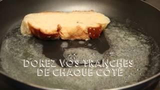 PAIN PERDU  Recette en 5 minutes [upl. by Tdnerb]