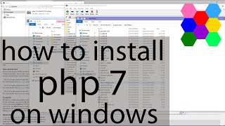 How To install PHP 7 With Apache 24 on Windows ZIP package [upl. by Jain]