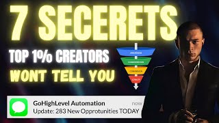 Top 1 Creators Dont Want You To Know This In 2025 7 Secrets Revealed [upl. by Eneles]