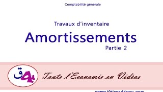 Comptabilité générale  Les amortissements Partie 2 Darija الجزء الثاني [upl. by Annabel]