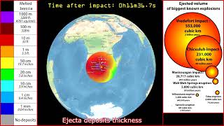Vredefort Impact  Ejecta Deposits Thickness [upl. by Pevzner213]