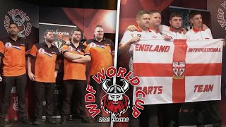 Mens Team Final Netherlands v England  WDF World Cup 2023 from Esbjerg Denmark Day 5 morning [upl. by Anawik]