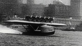 First Transatlantic Passenger Flight [upl. by Clorinda223]