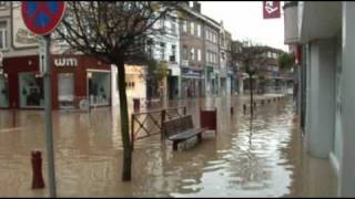 Inondations à Wavre et Limal en novembre 2010 [upl. by Nah]