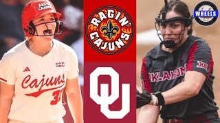 Louisiana vs 1 Oklahoma Highlights  2024 College Softball Highlights [upl. by Fedak113]