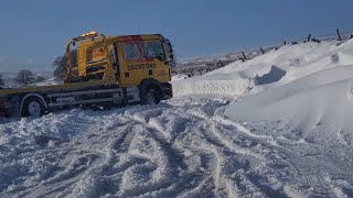 STORM ARWEN AT ALSTON CUMBRIA VIDEO 2 [upl. by Ilka465]