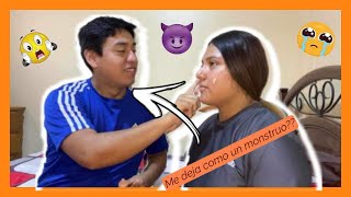 MI PAREJA ME MAQUILLA CHALLENGE  Loana algarate [upl. by Maren]