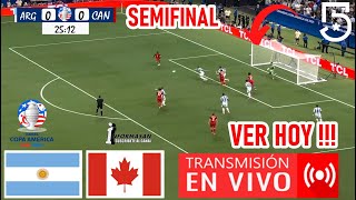 Argentina vs Canadá En Vivo Día Hora y Donde Ver ARGENTINA VS CANADA JUEGA SEMIFINAL PARTIDO [upl. by Gerstner]