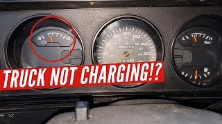 Truck Not Charging Quick Diagnosis and Temp Fix  1st Gen Cummins [upl. by Thorn719]