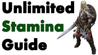 Skyrim How to get Unlimited Stamina [upl. by Shiller]