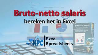 Bruto netto salaris berekenen in Excel ✅ [upl. by Raveaux439]