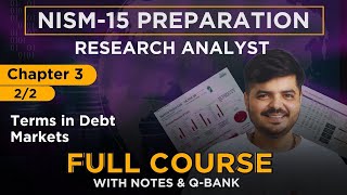 NISM Research Analyst 2024  FULL COURSE  Chapter 3 Part  B [upl. by Mohammad199]