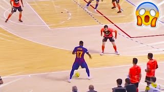 QUANDO OS DRIBLES NO FUTSAL PASSAM DO LIMITE 😱 [upl. by Umberto880]