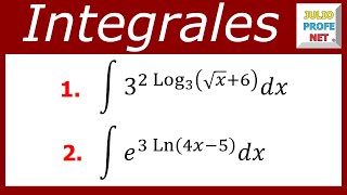 INTEGRALES DIRECTAS  Ejercicios 7 y 8 [upl. by Enetsirk]