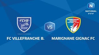 J02  FC Villefranche B  MarignaneGignac FC 11 Le Replay I National FFF 20182019 [upl. by Adnohser]