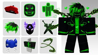 HURRY 11 MASK FIRE PURPLE AND FREE GREEN ITEMS ROBLOX 2024 [upl. by Odnuges]