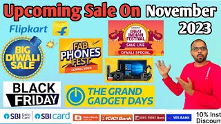 Upcoming Sale on Amazon Flipkart November 2023 Big Diwali sale Next Sale on Flipkart Nov 2023 [upl. by Korff]