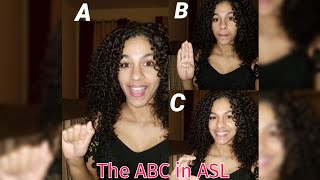 El Abecedario en Lengua de Señas The ABC in ASL [upl. by Eilujna]