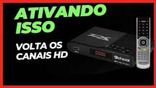 receptor alphasat não pega canal hd [upl. by Iinden]