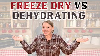 Freeze Drying vs Dehydrating How are they Different [upl. by Eatnod956]