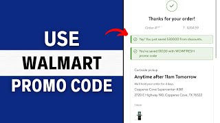 How to use Walmart Promo Codes  2024 [upl. by Ttergram572]