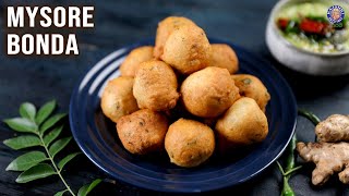 Hot amp Fluffy Mysore Bonda With Coconut Chutney  Best Snacks For Evening  Mysore Bajji [upl. by Adoc135]