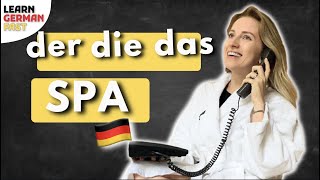 SPA 🧖‍♀️ WORTSCHATZ erweitern 📚🇩🇪 ARTIKEL lernen Deutsch lernen  Learn German Fast shorts [upl. by Vargas]