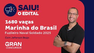 Concurso Marinha Fuzileiro Naval 2025 Saiu o edital com 1680 vagas [upl. by Roselyn]