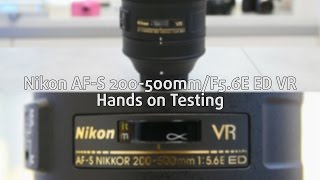 ZOOM TEST with Nikon AFS Nikkor 200500MM F56E ED VR Lens  MOON [upl. by Armington310]