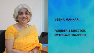 In conversation with Veena Mankar Founder amp Director Swadhaar FinAccess [upl. by Onek66]