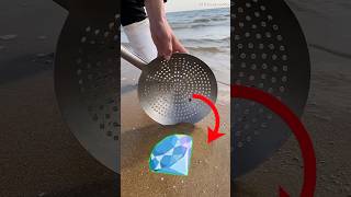 diamond find in the beach shortsvideo CrazyXYZ MRINDIANHACKER [upl. by Tasiana697]