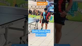 Double Smash Keras Yang Mematikanshorts youtube pingpongmania Wien Table Tennis [upl. by Ahswat]