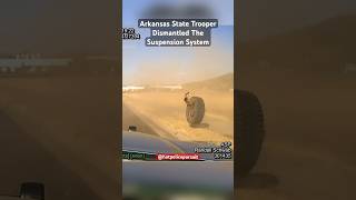 Explosive TVI Maneuver on Red Ford F150  Trooper Schwab Ends Arkansas Chase with Tire Flying Off [upl. by Tildi603]