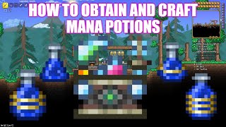 How To Find And Craft All Mana Potions  Terraria Beginners Guide [upl. by Tristan]