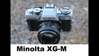 Minolta XGM  Quick look  Battery  Film loading 35mm Film camera [upl. by Delcina]