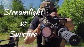 Streamlight Protac Rail Mount 1 vs Surefire M300C [upl. by Celinka]