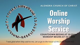 Alondra Church of Christ Online Worship Service  January 7 2024 alondrachurchofchrist acoc [upl. by Goren980]