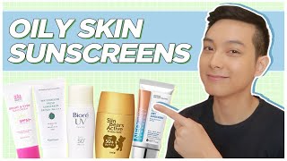 Best SUNSCREENS for OILY SKIN ☀️ MATTE or FAST ABSORBING  AFFORDABLE Options  Jan Angelo [upl. by Amorette]