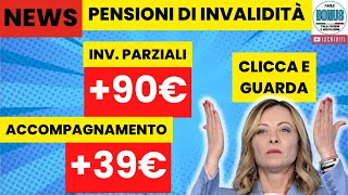 🔴 GRANDI NOVITÀ sulle Pensioni di Invalidità 2024 Incrementi e Bonus [upl. by Eiryt]