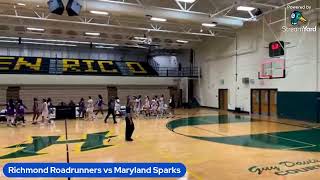 Richmond Roadrunners vs Maryland Sparks [upl. by Lepp]