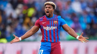 Adama Traore scores first goal for Barcelona [upl. by Ahtamat]