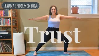 Yoga For Trauma HealingReestablishing Body Trust  Trauma Informed Yoga [upl. by Phares]