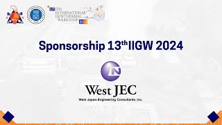 Sponsorship 13th IIGW 2024 West JEC [upl. by Trevor]